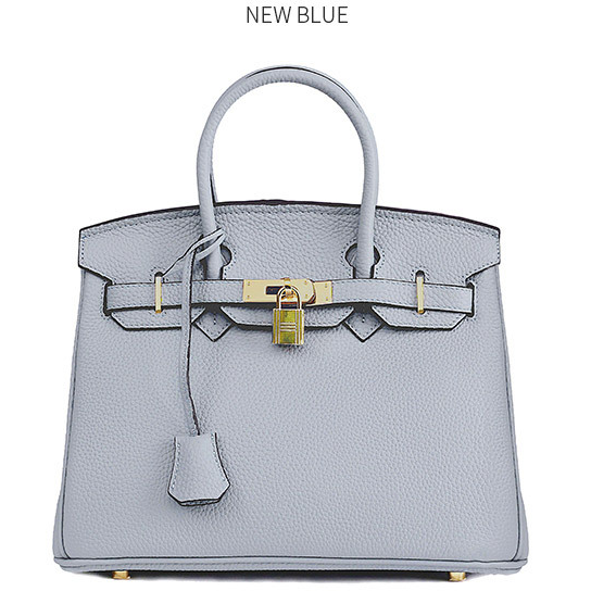 Platinum Top-Grain Leather Bag for Women