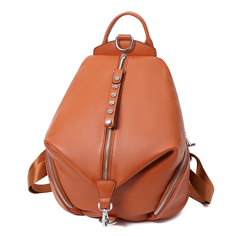 Sac à Dos Anti-Vol en Cuir pour Femme Geneva