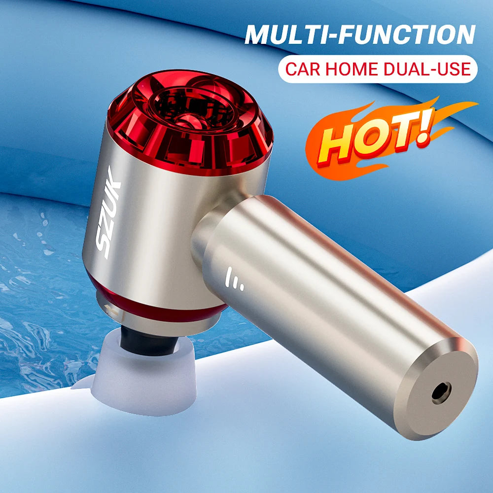 Mini aspirateur sans fil portable – 985 000 Pa, dépoussiérage 1 clic, voiture