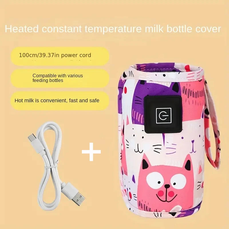 Chauffe-Biberon USB Portable – Sac Isotherme pour Poussette & Voyage