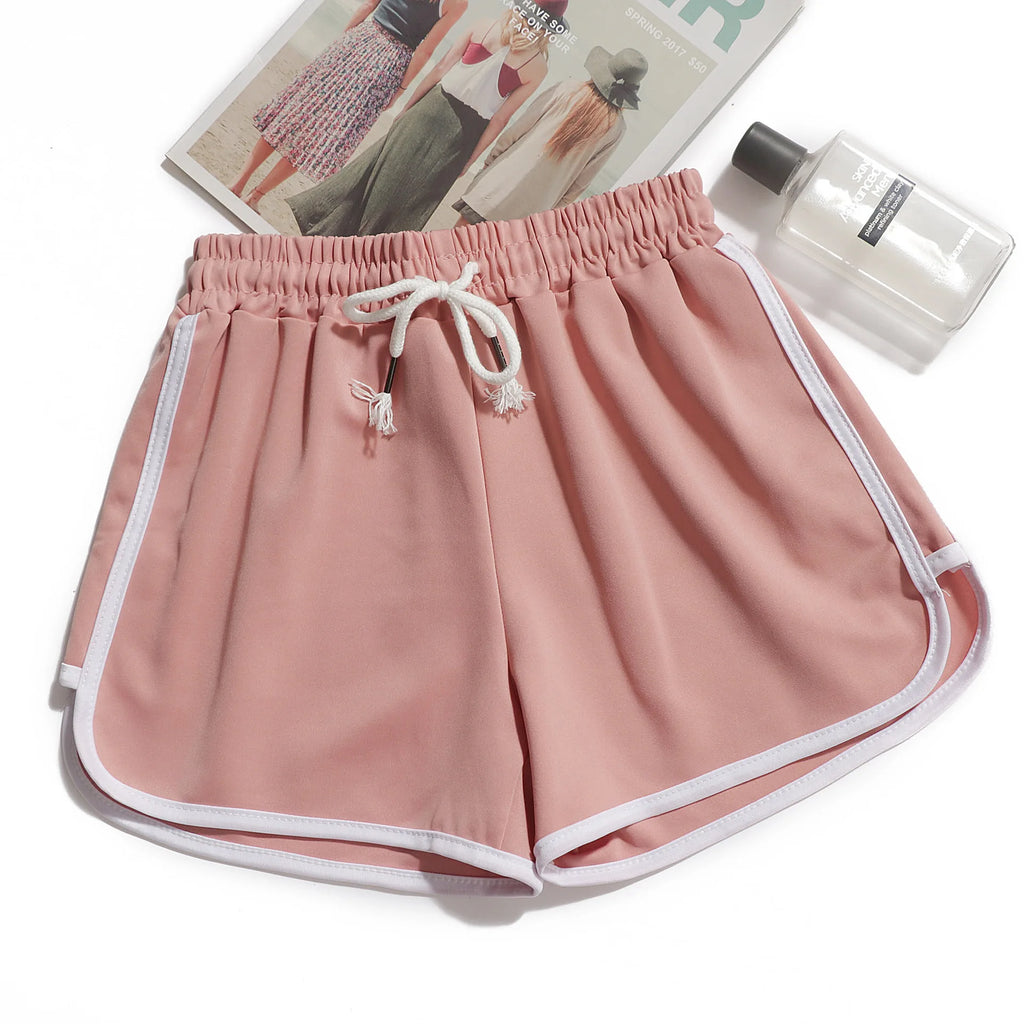 Short Yoga Femme – Jambes Larges, Respirant, Taille Moyenne