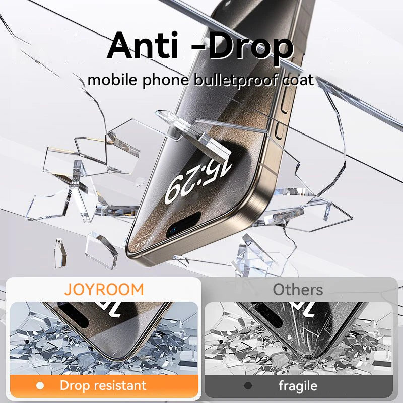 Verre Trempé iPhone 17/16/15 Pro Max – HD, Protection Complète