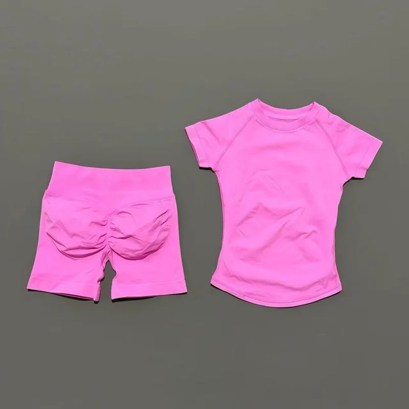 Ensemble Sport Femme 2 Pièces – Yoga Sans Couture, Fitness & Course