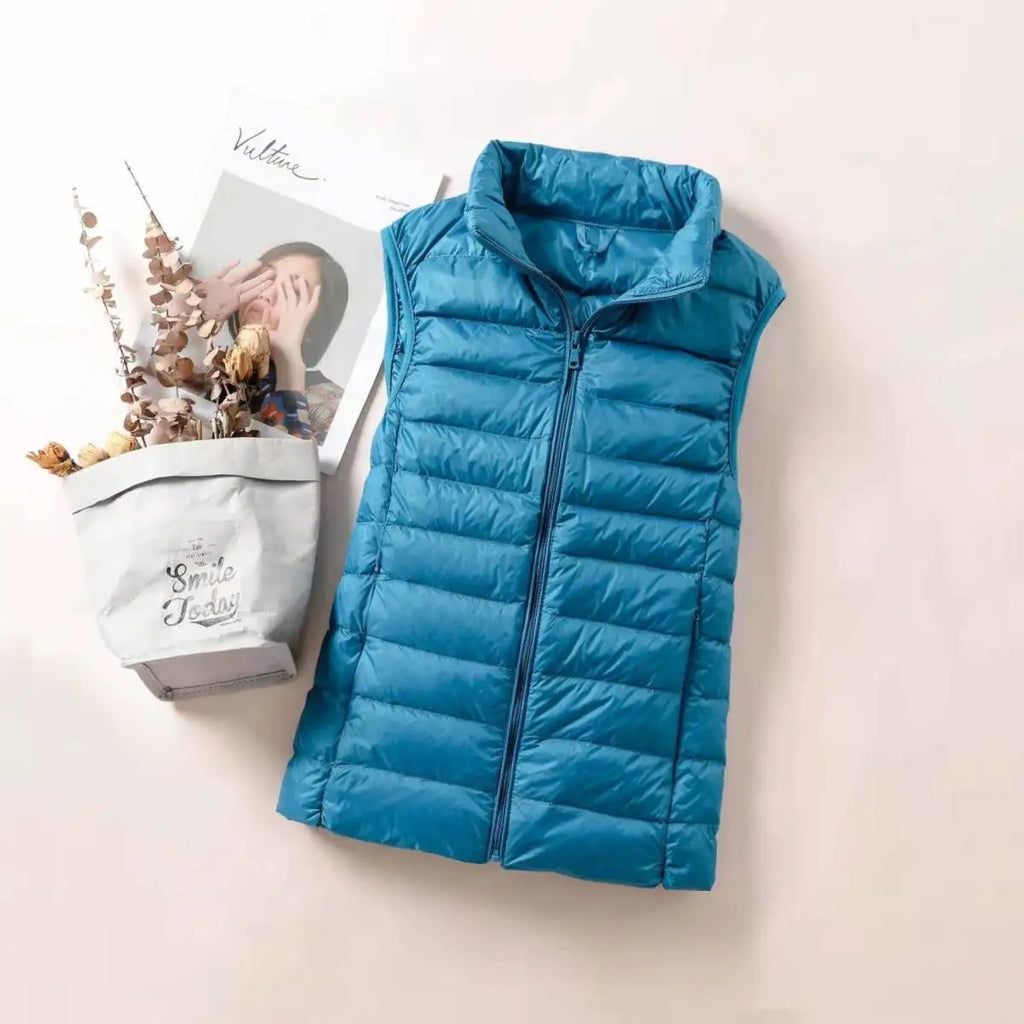 Gilet Ultra Léger Femme – Sans Manches, Coupe-Vent, Slim
