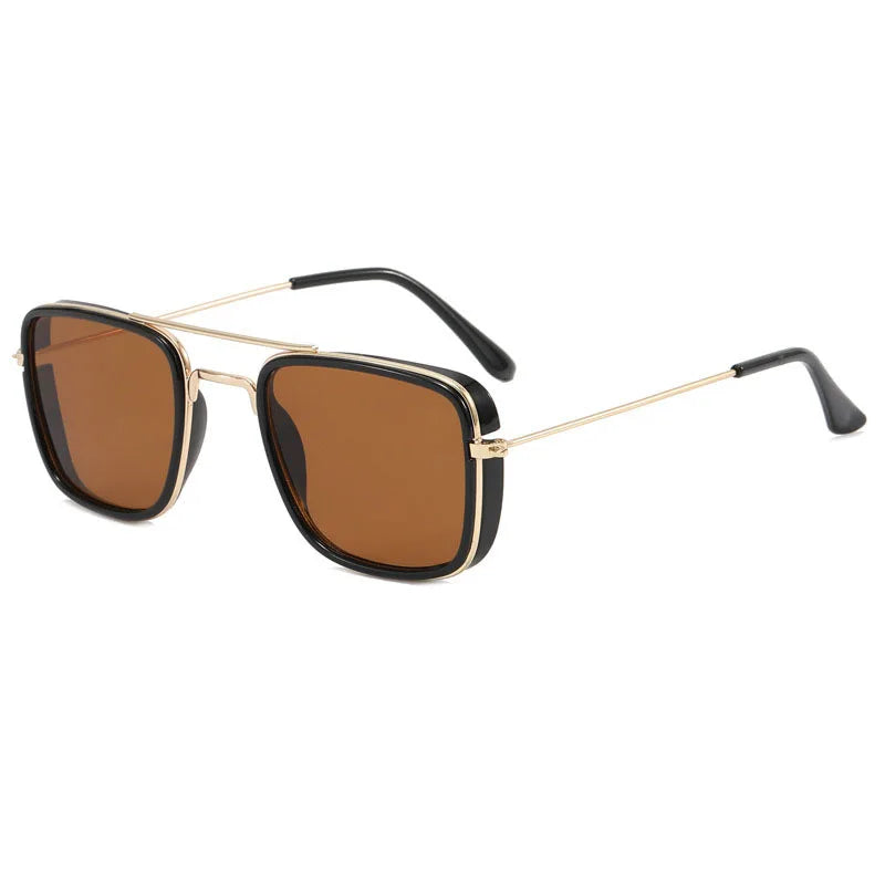 Lunettes de soleil carrées pour hommes et femmes, unisexe, polyvalentes pour la conduite et la Protection solaire en plein air, 9028