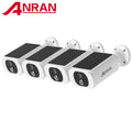 Caméra Surveillance Solaire WiFi 2K – Vision Nocturne Couleur IP66 ANRAN