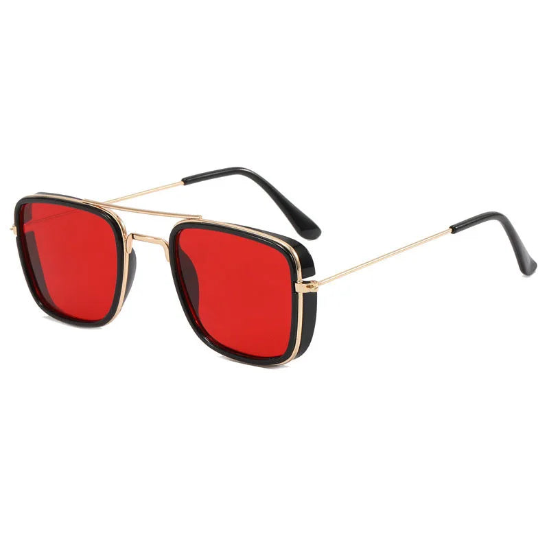 Lunettes de soleil carrées pour hommes et femmes, unisexe, polyvalentes pour la conduite et la Protection solaire en plein air, 9028