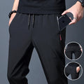 Pantalon Décontracté Homme – Coupe Slim, Taille Élastique, Grande Taille