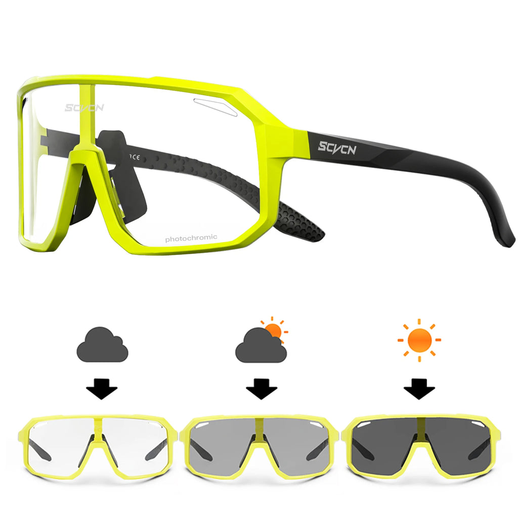 Lunettes de cyclisme lunettes de soleil photochromiques hommes femmes VTT lunettes de route nouveau vélo équitation Sports de plein air randonnée lunettes