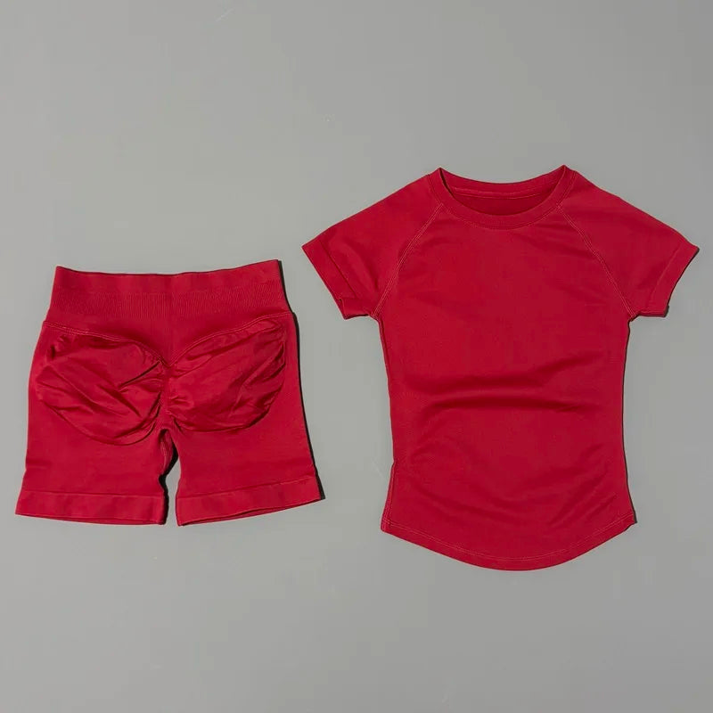 Ensemble Sport Femme 2 Pièces – Yoga Sans Couture, Fitness & Course