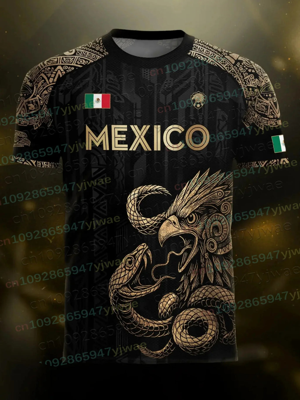 Maillot de football spécial Mexique pour jeunes, hommes et femmes, décontracté, respirant, pour la compétition et l'entraînement, vêtements d'été pour hommes