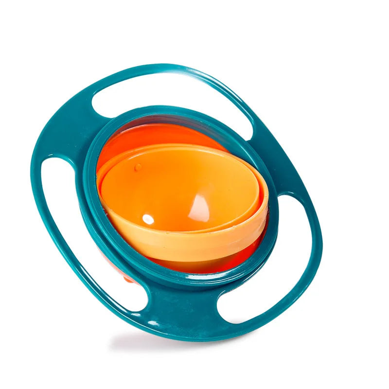 Bol Gyroscopique Bébé – Anti-Déversement, Rotation 360°