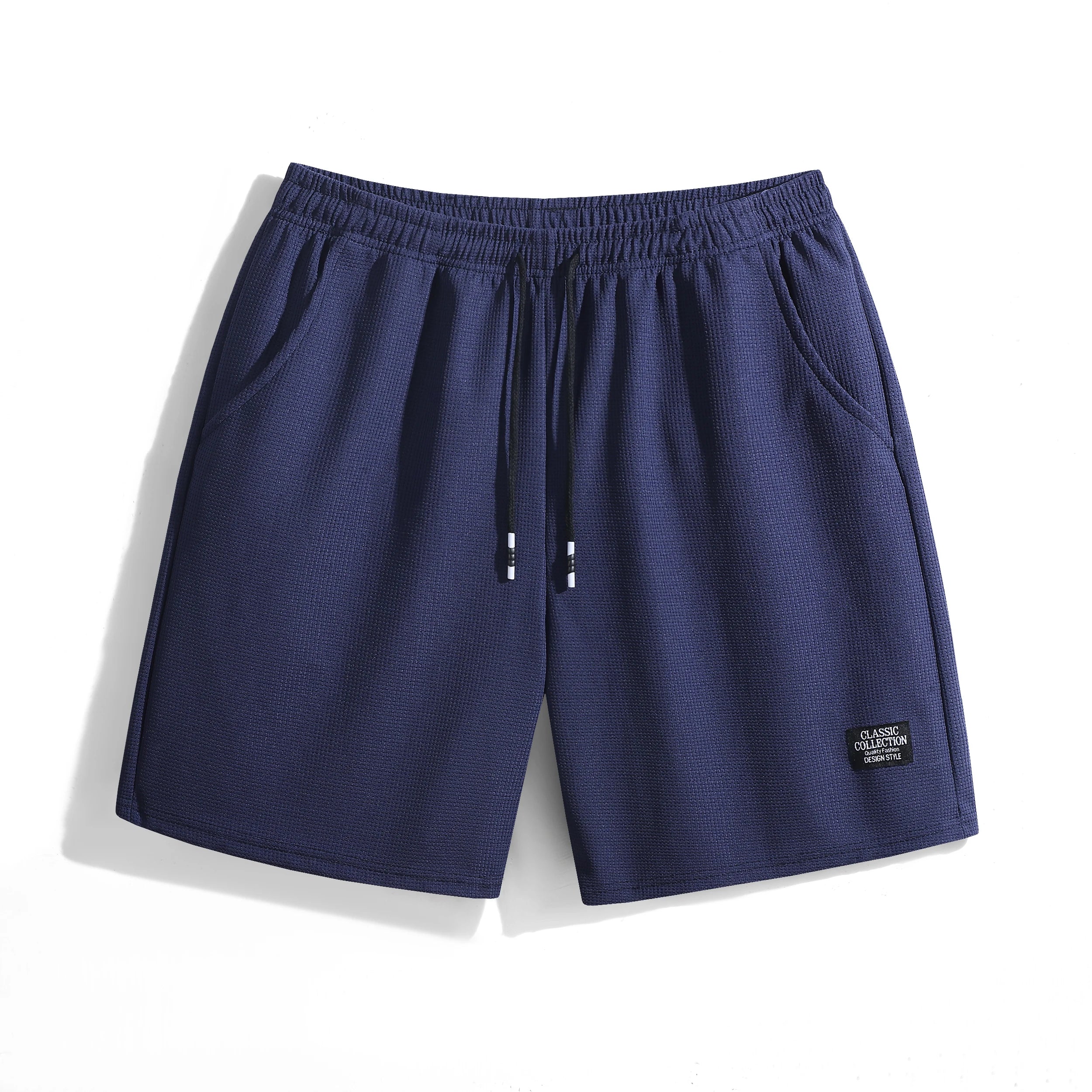 Short Homme Décontracté – Tissu Texturé, Respirant, Plage & Sport