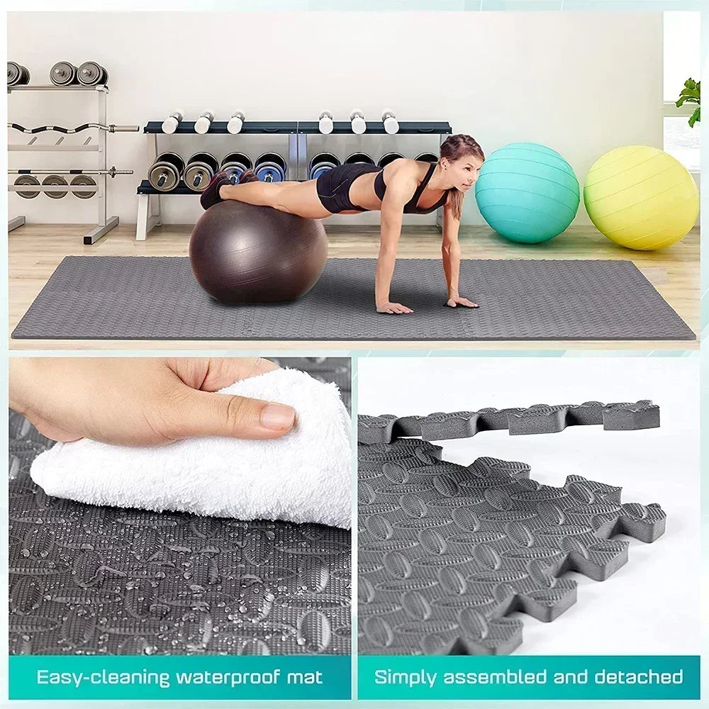 Tapis Mousse EVA Salle de Sport – Puzzle Antidérapant, 4 à 20 Pièces