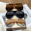 Lunettes de soleil à la mode pour hommes et femmes, style rétro européen et américain, tendance, polyvalentes, protection solaire et anti-UV, 3 pièces