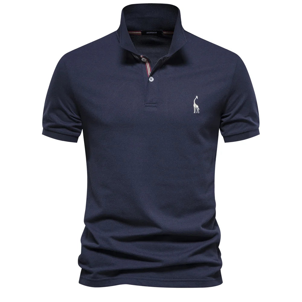 AIOPESON marque hommes polos coton polos pour hommes à manches courtes haute quantité solide Polo hommes nouveaux vêtements d'été