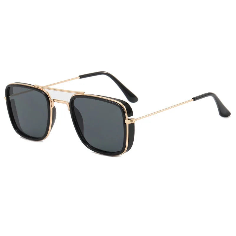 Lunettes de soleil carrées pour hommes et femmes, unisexe, polyvalentes pour la conduite et la Protection solaire en plein air, 9028