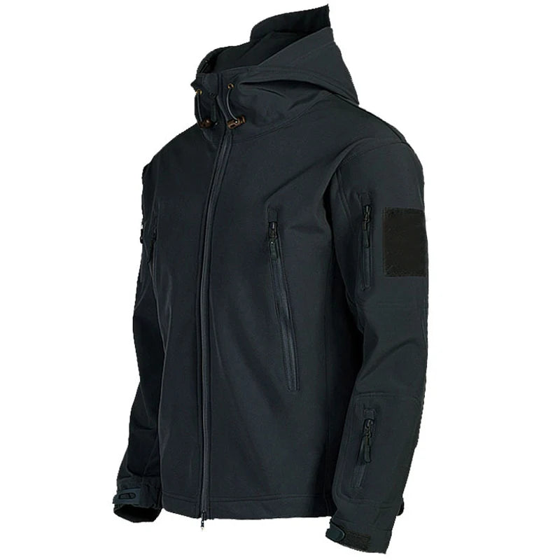 Veste Militaire Softshell Homme – Coupe-Vent, Imperméable, Tactique