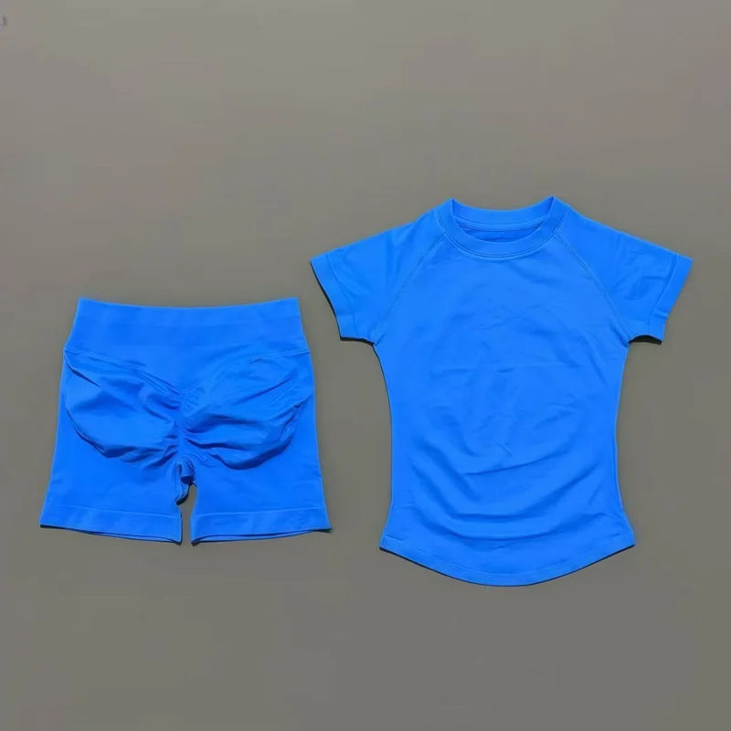 Ensemble Sport Femme 2 Pièces – Yoga Sans Couture, Fitness & Course