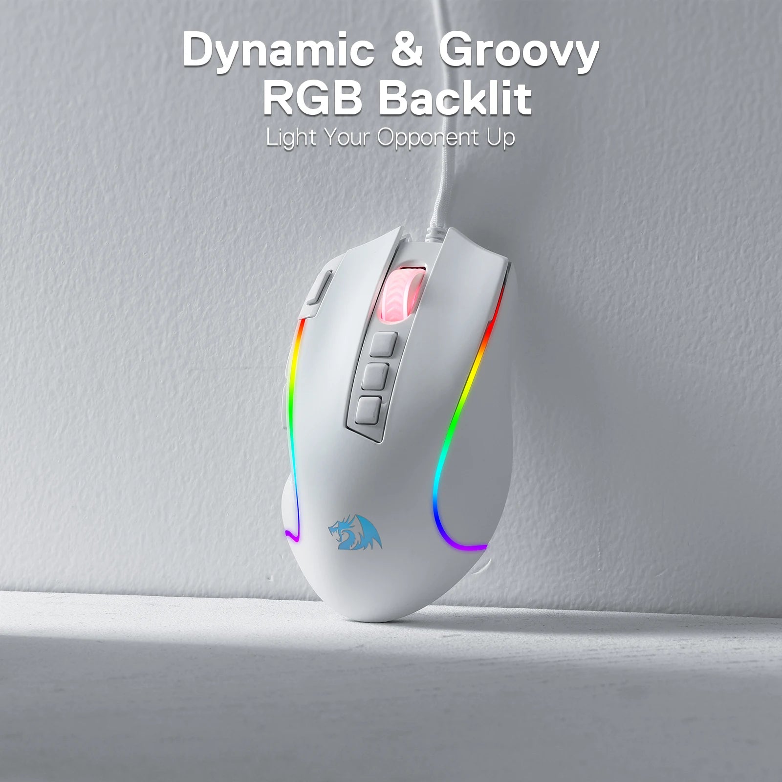 Souris Gaming RGB Rechargeable 8200 DPI – Redragon M612 11 Boutons