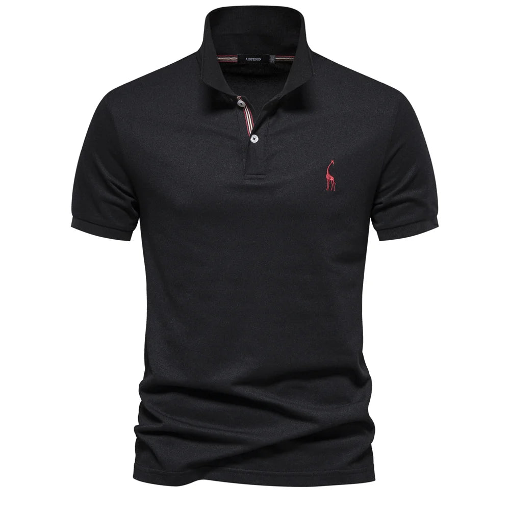 AIOPESON marque hommes polos coton polos pour hommes à manches courtes haute quantité solide Polo hommes nouveaux vêtements d'été