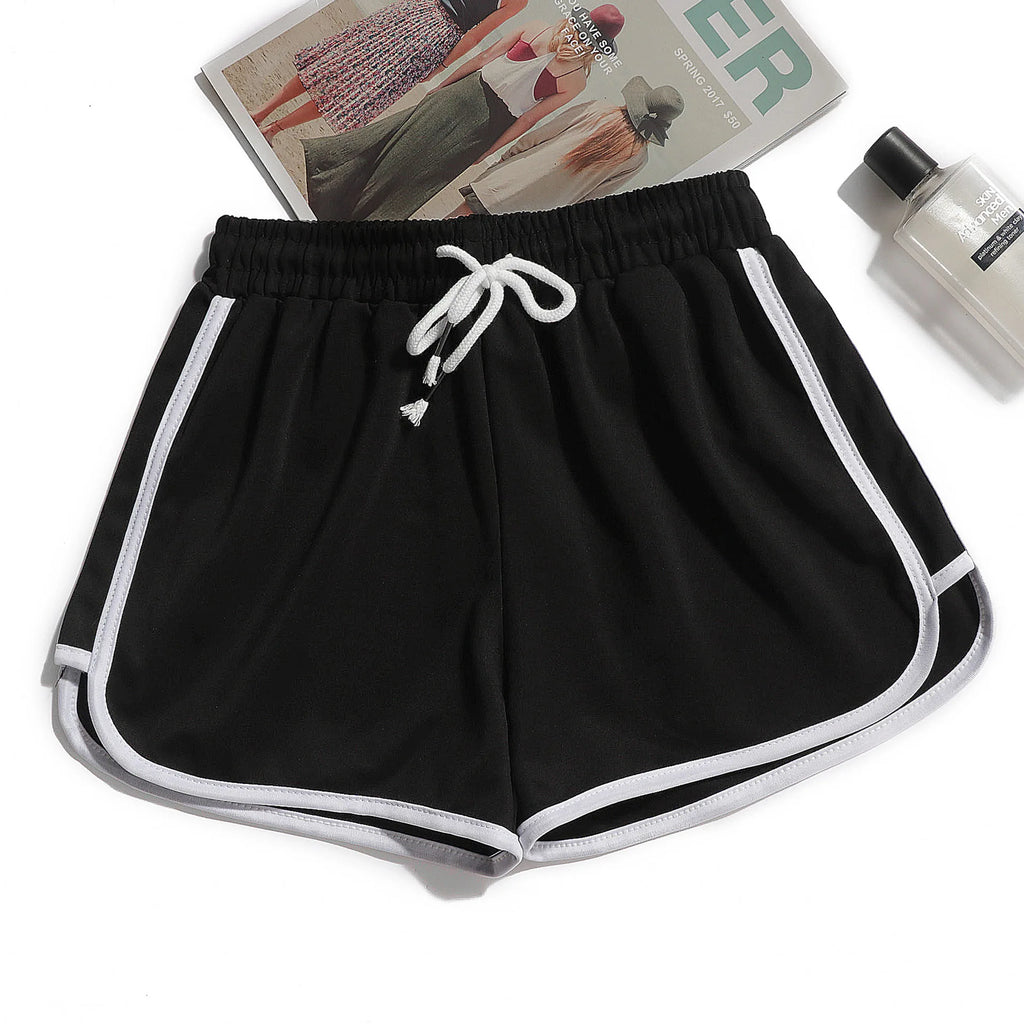 Short Yoga Femme – Jambes Larges, Respirant, Taille Moyenne