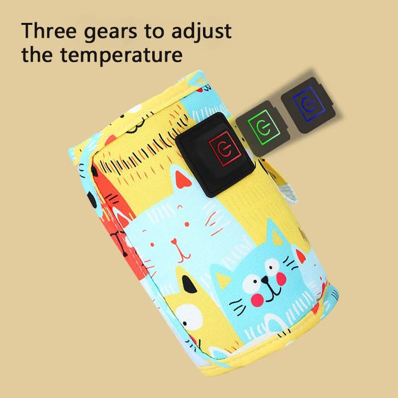 Chauffe-Biberon USB Portable – Sac Isotherme pour Poussette & Voyage