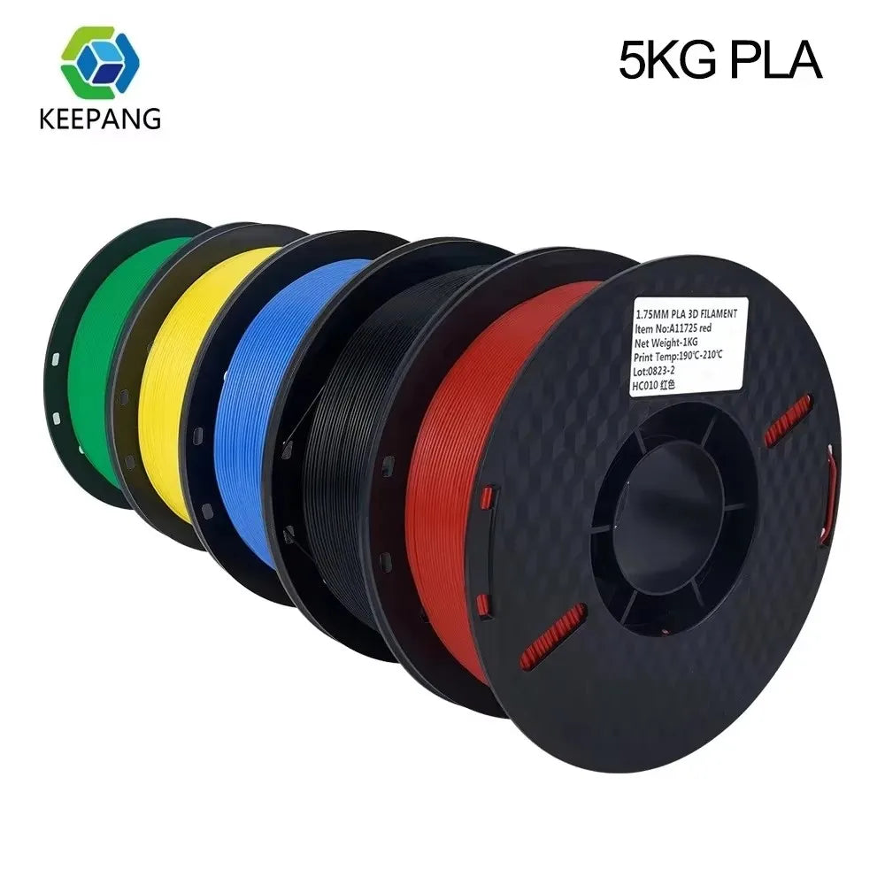 Filament PLA 1.75mm – 5kg, Couleurs Mélangées pour Imprimante 3D