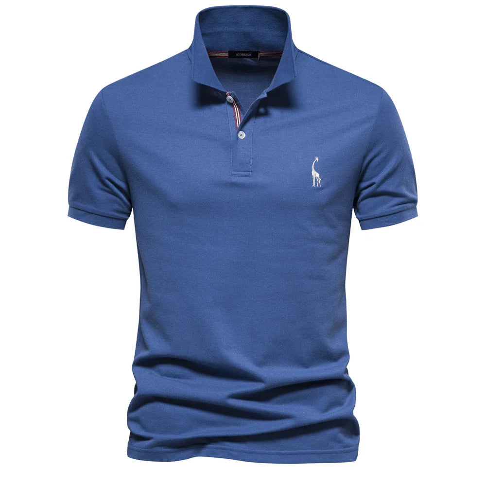 AIOPESON marque hommes polos coton polos pour hommes à manches courtes haute quantité solide Polo hommes nouveaux vêtements d'été