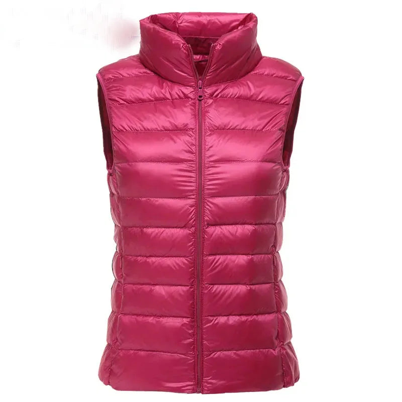 Gilet Ultra Léger Femme – Sans Manches, Coupe-Vent, Slim