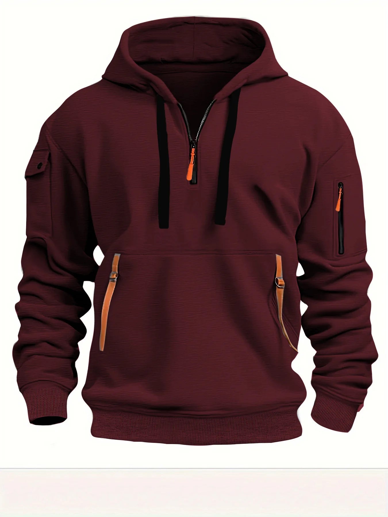 Sweat à Capuche Sport Homme – Coupe Décontractée, Grande Taille