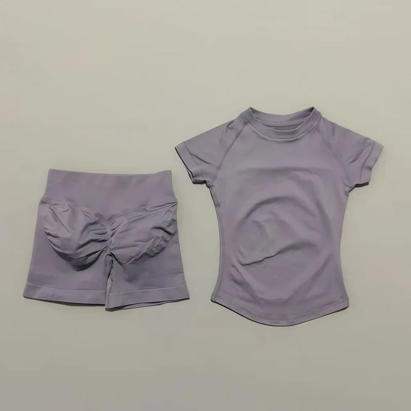 Ensemble Sport Femme 2 Pièces – Yoga Sans Couture, Fitness & Course