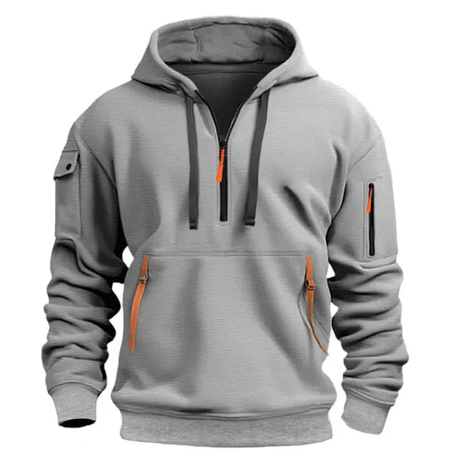 Sweat à Capuche Sport Homme – Coupe Décontractée, Grande Taille