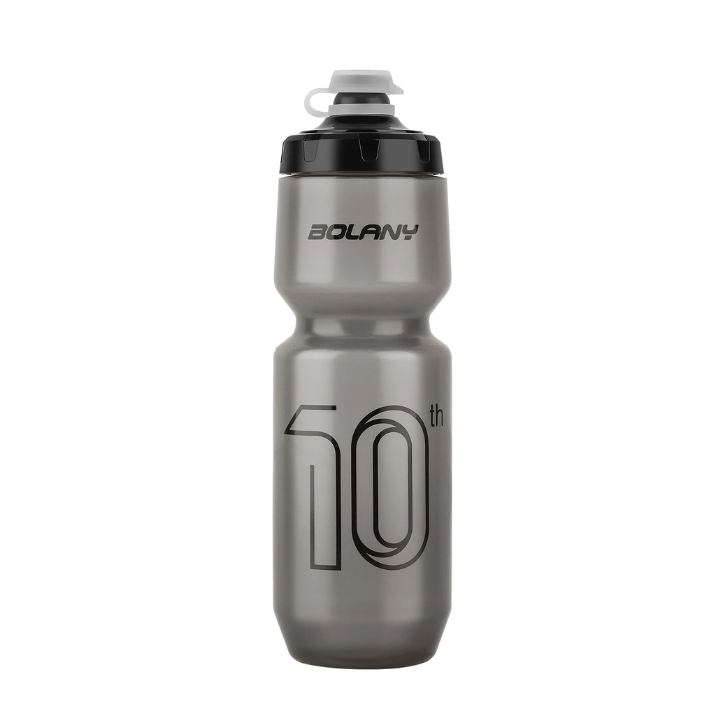 BOLANY bouteille de sport 10ème caoutchouc plastique Transparent avec couvercle bouteille 750ML Portable presser boire en plein air cyclisme bouilloire