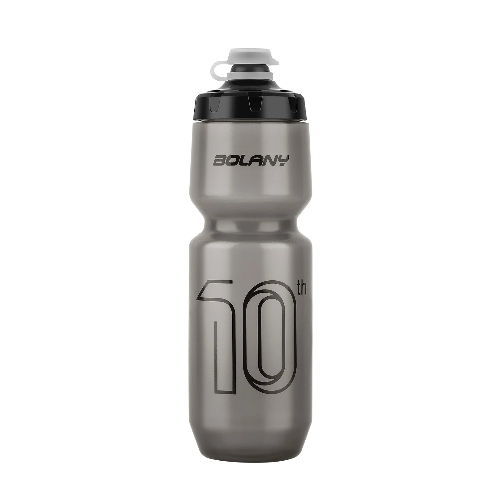 BOLANY bouteille de sport 10ème caoutchouc plastique Transparent avec couvercle bouteille 750ML Portable presser boire en plein air cyclisme bouilloire