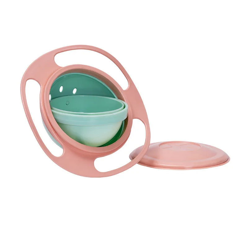 Bol Gyroscopique Bébé – Anti-Déversement, Rotation 360°