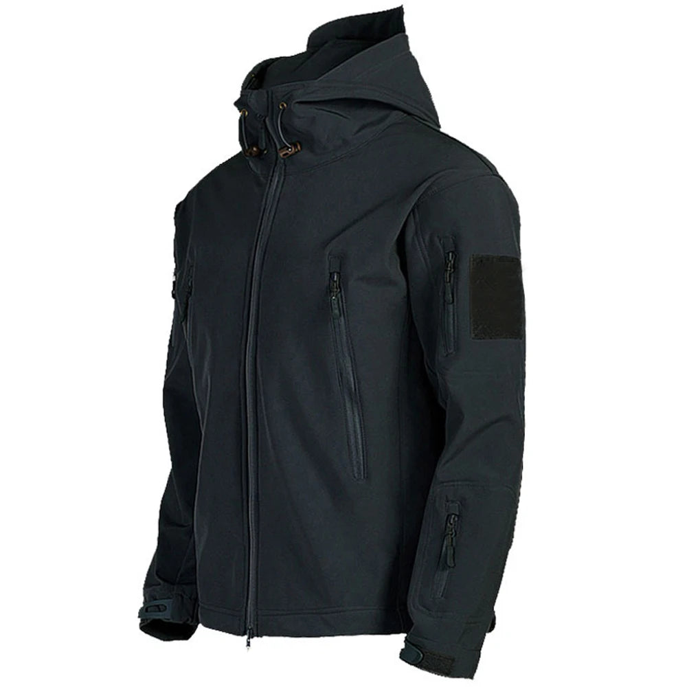 Veste Militaire Softshell Homme – Coupe-Vent, Imperméable, Tactique