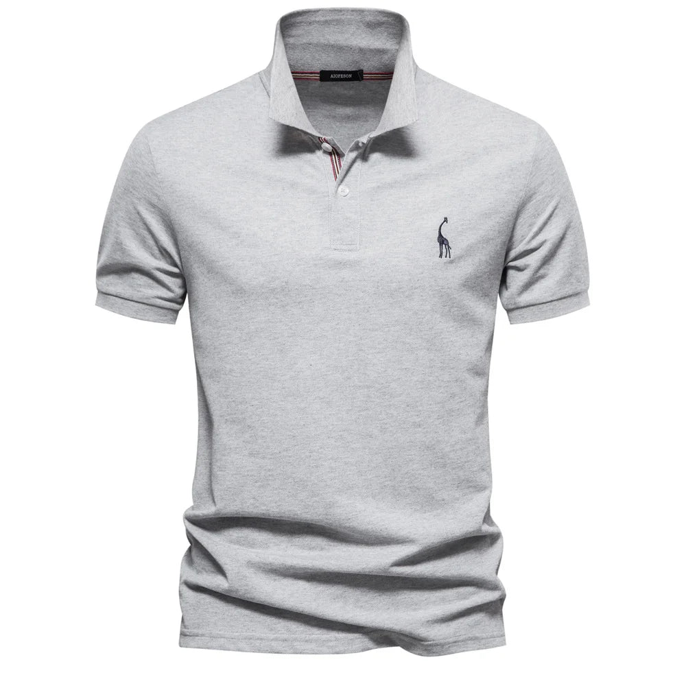AIOPESON marque hommes polos coton polos pour hommes à manches courtes haute quantité solide Polo hommes nouveaux vêtements d'été