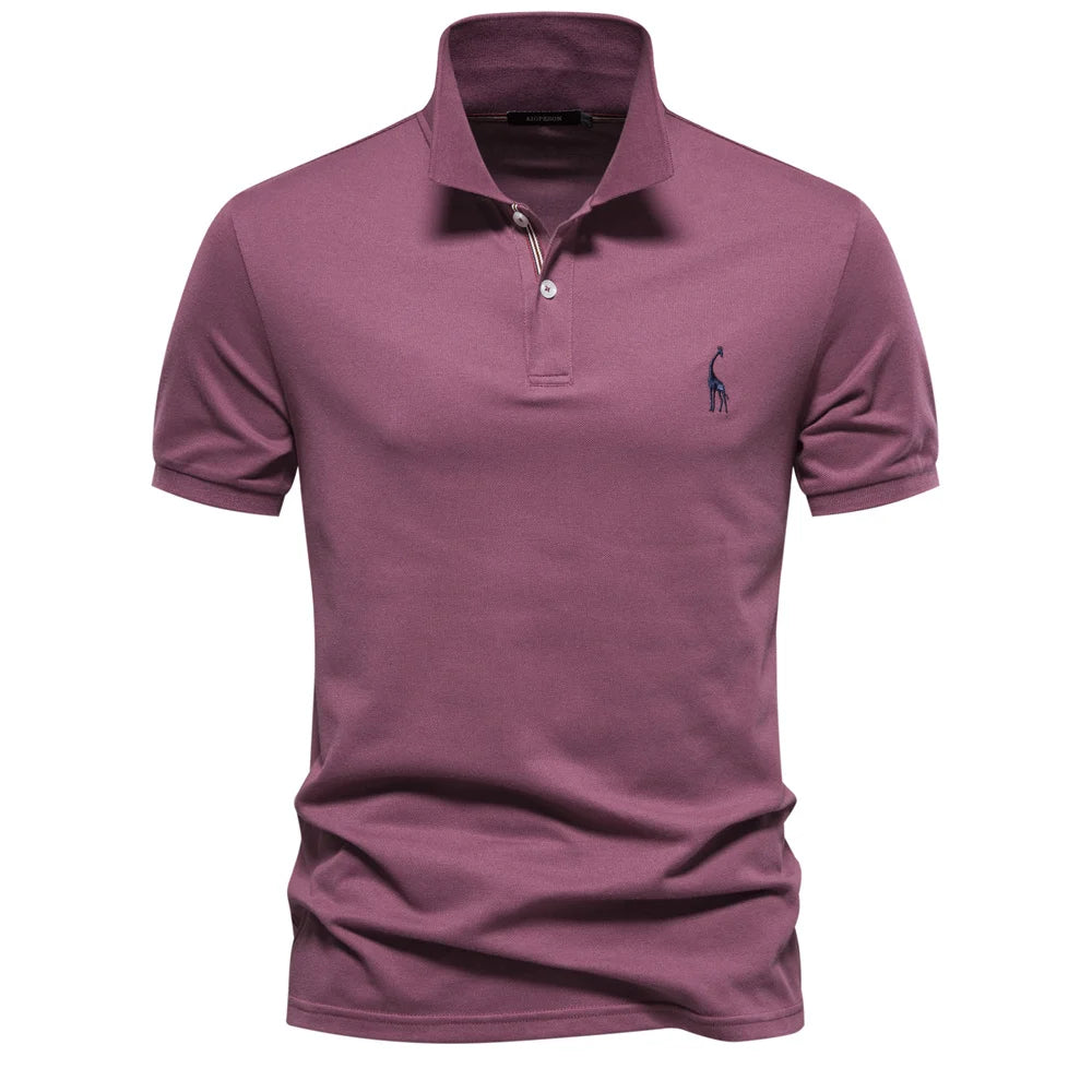 AIOPESON marque hommes polos coton polos pour hommes à manches courtes haute quantité solide Polo hommes nouveaux vêtements d'été