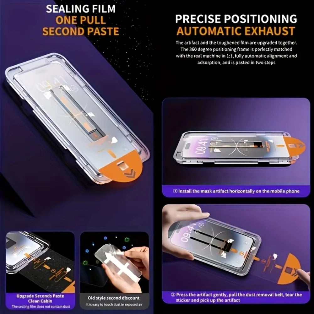 Protecteur d'écran Anti-espion, 5 pièces, 8K, sans poussière, pour iPhone 17 16 15 14 13 11 12 Pro Max 16 Plus 17Air