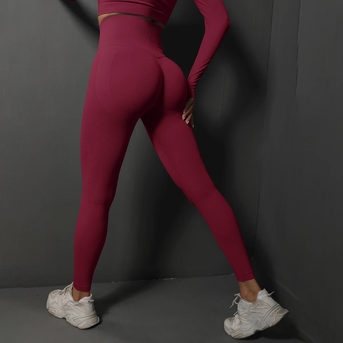 Leggings de gymnastique sans couture femmes pantalons de Yoga Sexy taille haute butin levage Leggings pantalons femmes vêtements de sport vêtements de Fitness