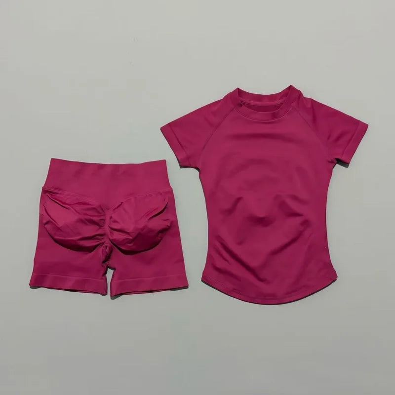 Ensemble Sport Femme 2 Pièces – Yoga Sans Couture, Fitness & Course