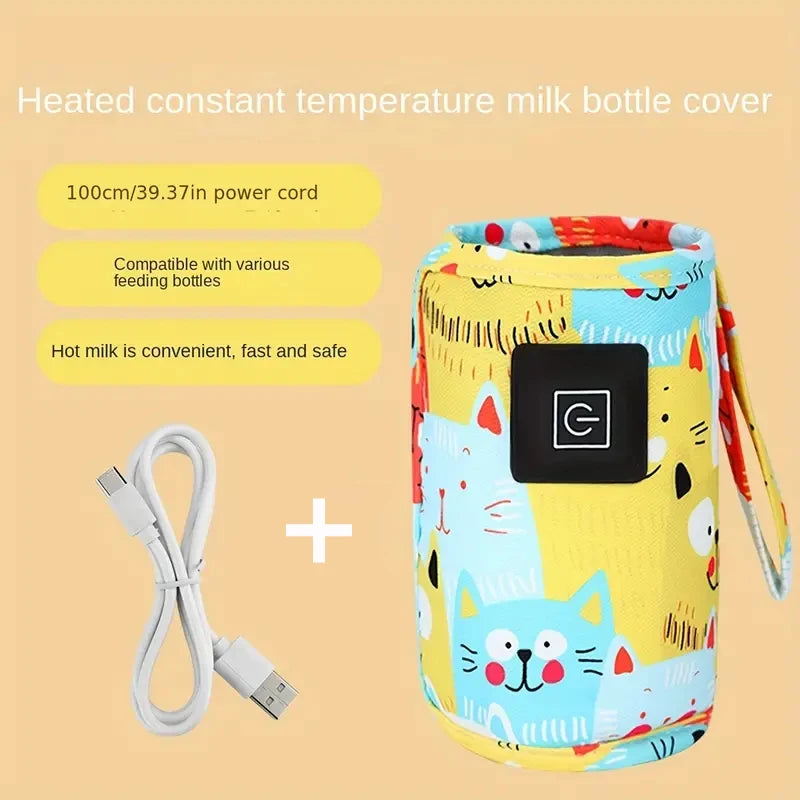 Chauffe-Biberon USB Portable – Sac Isotherme pour Poussette & Voyage