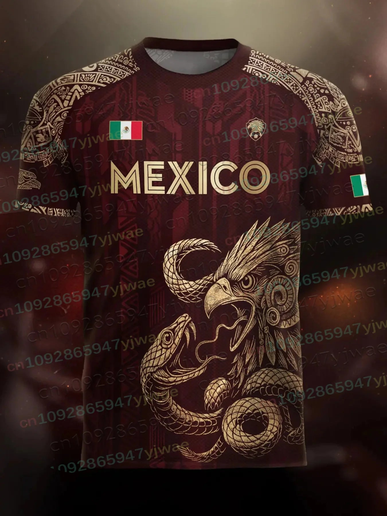 Maillot de football spécial Mexique pour jeunes, hommes et femmes, décontracté, respirant, pour la compétition et l'entraînement, vêtements d'été pour hommes