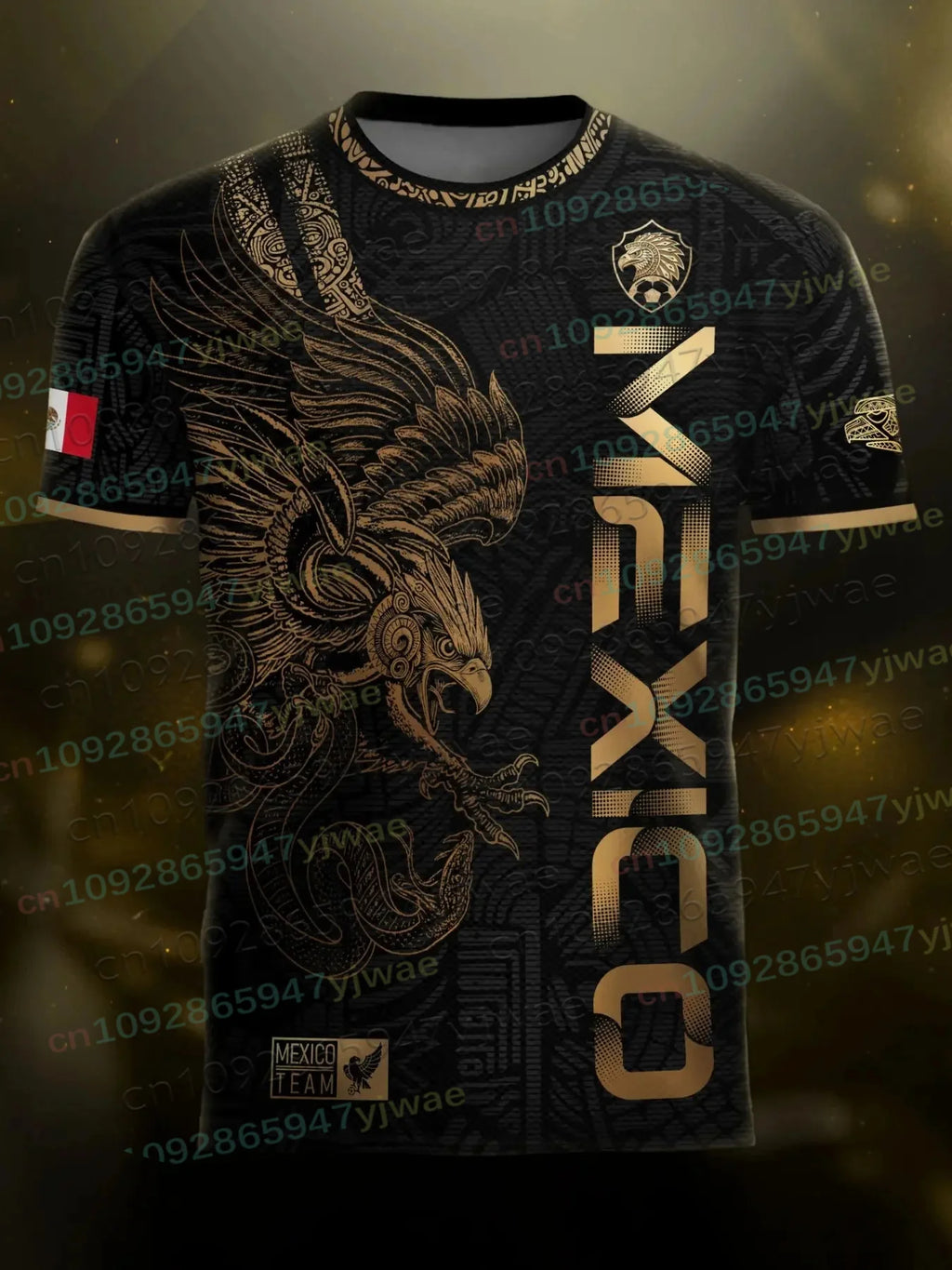 Maillot de football spécial Mexique pour jeunes, hommes et femmes, décontracté, respirant, pour la compétition et l'entraînement, vêtements d'été pour hommes