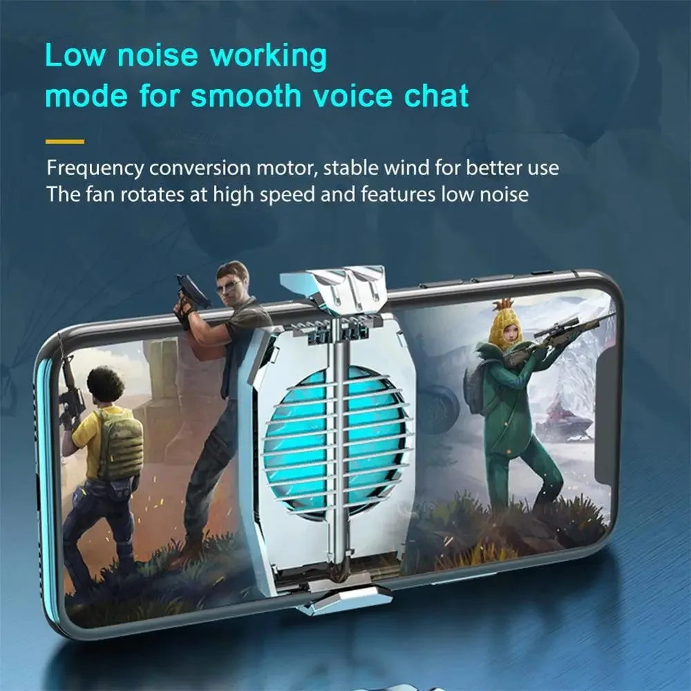 Mini ventilateur de refroidissement universel pour téléphone portable, refroidisseur de jeu de moto turbo, refroidisseur de téléphone portable, refroidisseur de chaleur pour iPhone, Samsung, Xiaomi