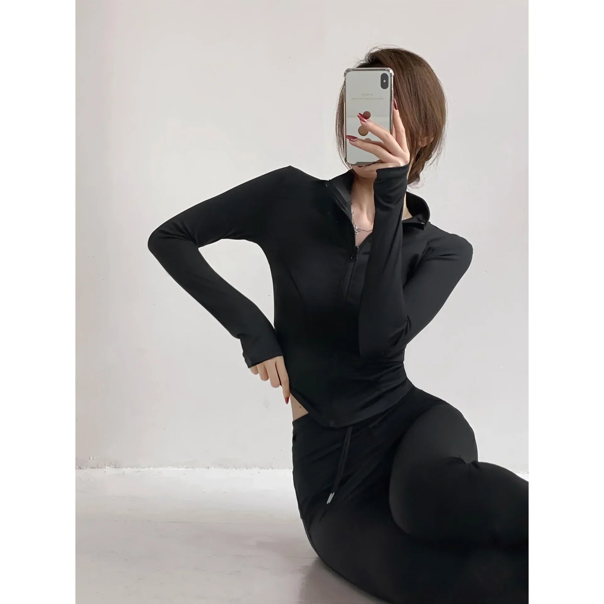 Veste Sport Femme – Séchage Rapide, Fermeture Éclair, Yoga & Course