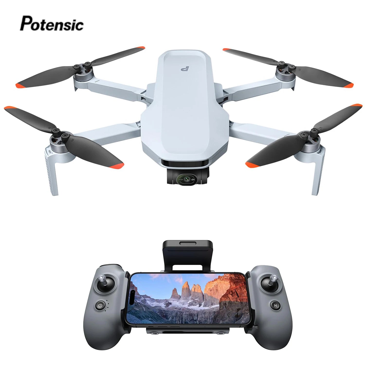 Drone 4K HDR 249g – Potensic ATOM 2 Gimbal 3 Axes 32 min Autonomie