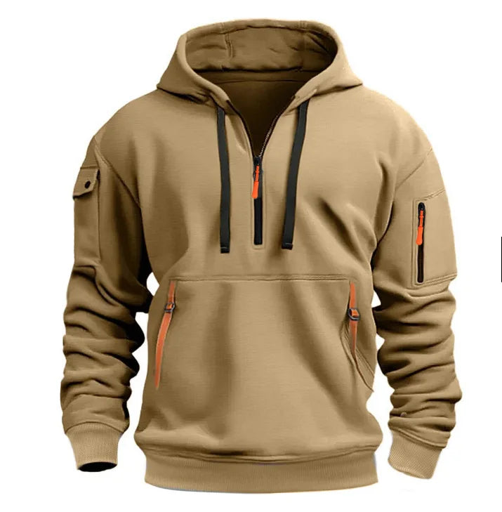 Sweat à Capuche Sport Homme – Coupe Décontractée, Grande Taille