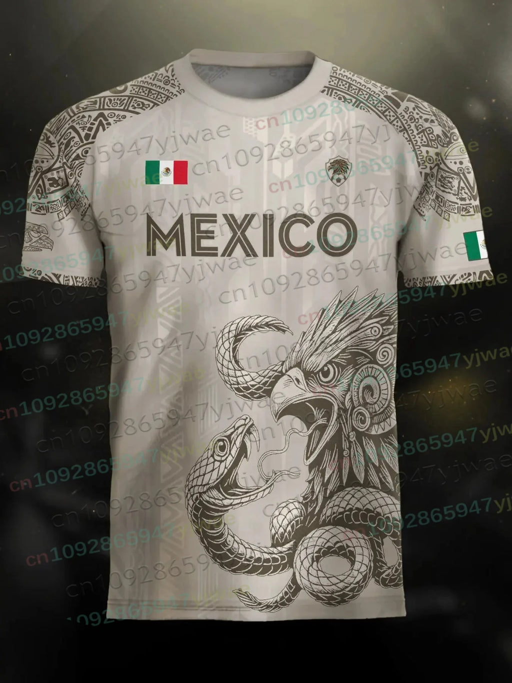 Maillot de football spécial Mexique pour jeunes, hommes et femmes, décontracté, respirant, pour la compétition et l'entraînement, vêtements d'été pour hommes